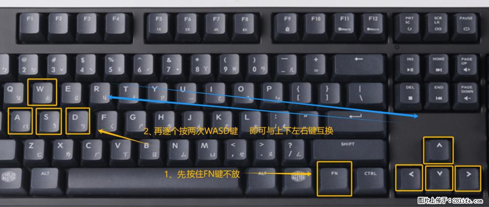 键盘，怎样把wasd键与上下左右方向键互换？ - 生活百科 - 百色生活社区 - 百色28生活网 baise.28life.net